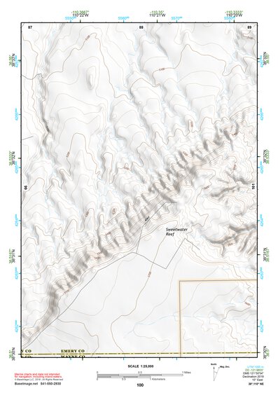 38110NE Page 100 San Rafael Desert Topo Preview 1