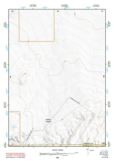 38110NE Page 102 San Rafael Desert Topo Preview 1