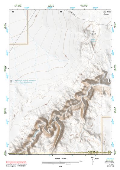 38110NE Page 105 San Rafael Desert Topo Preview 1