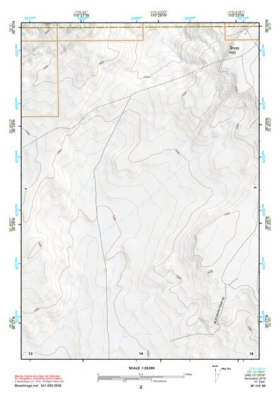 38110SE Page 2 Hanksville Topo Preview 1