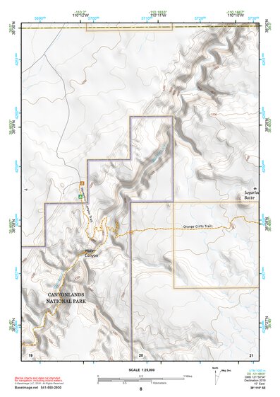 38110SE Page 8 Hanksville Topo Preview 1