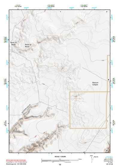 38110SE Page 13 Hanksville Topo Preview 1