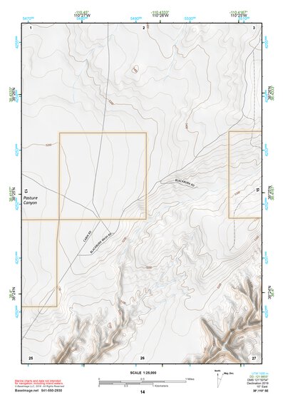38110SE Page 14 Hanksville Topo Preview 1