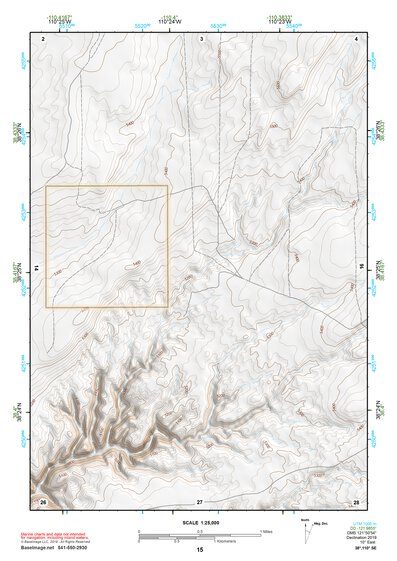 38110SE Page 15 Hanksville Topo Preview 1