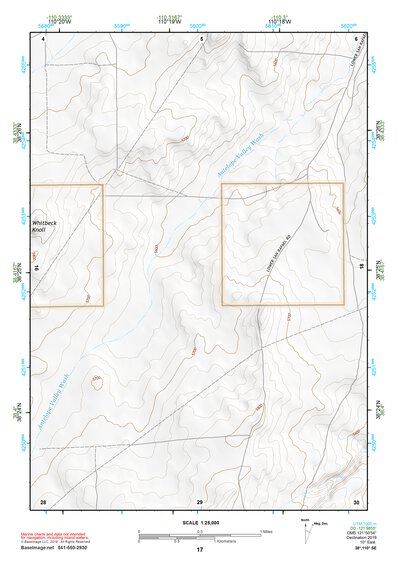 38110SE Page 17 Hanksville Topo Preview 1