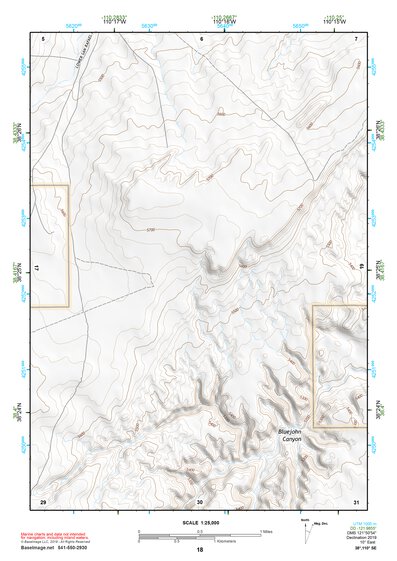 38110SE Page 18 Hanksville Topo Preview 1