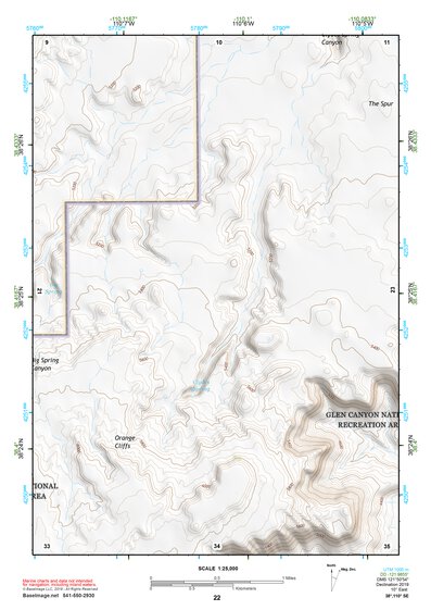 38110SE Page 22 Hanksville Topo Preview 1