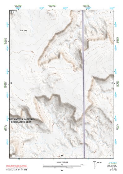 38110SE Page 23 Hanksville Topo Preview 1