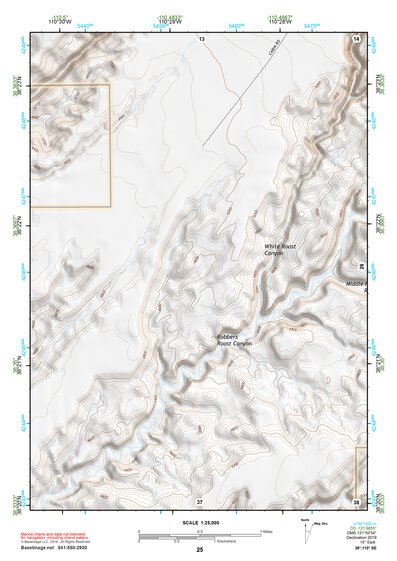 38110SE Page 25 Hanksville Topo Preview 1