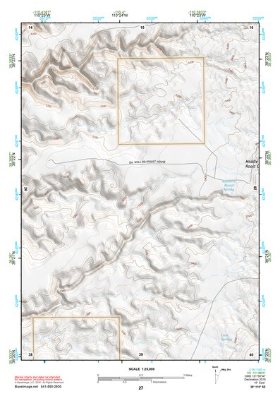 38110SE Page 27 Hanksville Topo Preview 1