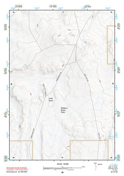 38110SE Page 29 Hanksville Topo Preview 1