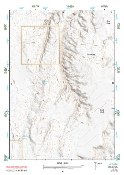 38110SE Page 30 Hanksville Topo Preview 1