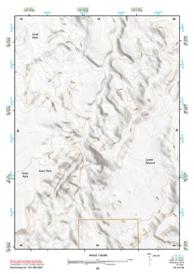 38110SE Page 31 Hanksville Topo Preview 1