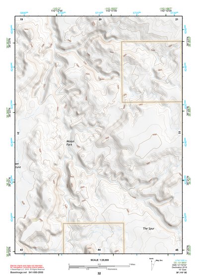38110SE Page 32 Hanksville Topo Preview 1