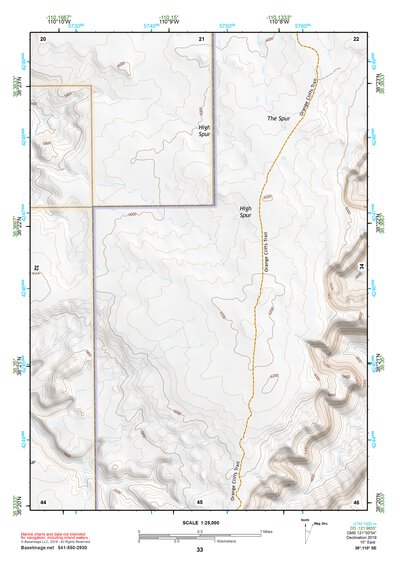 38110SE Page 33 Hanksville Topo Preview 1