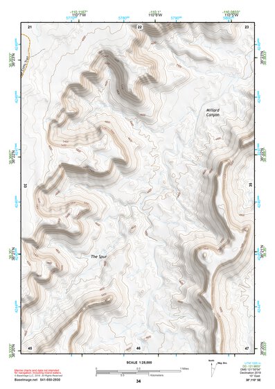 38110SE Page 34 Hanksville Topo Preview 1