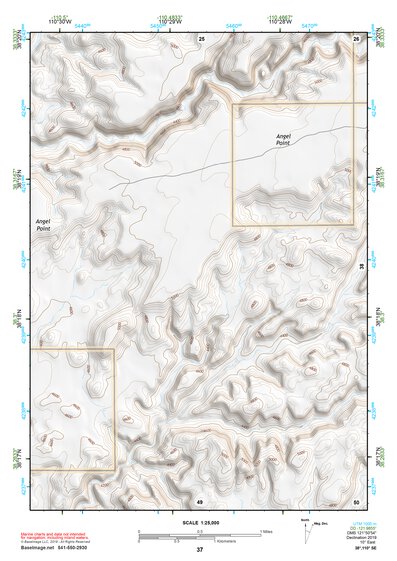 38110SE Page 37 Hanksville Topo Preview 1