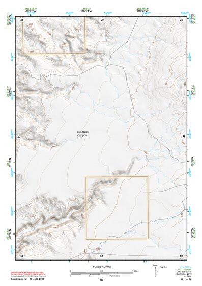 38110SE Page 39 Hanksville Topo Preview 1