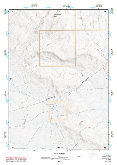 38110SE Page 40 Hanksville Topo Preview 1