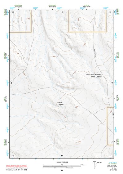38110SE Page 41 Hanksville Topo Preview 1