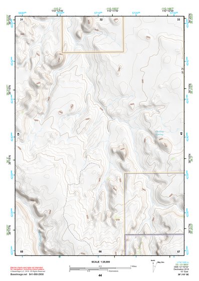 38110SE Page 44 Hanksville Topo Preview 1