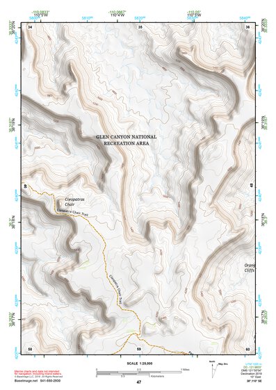 38110SE Page 47 Hanksville Topo Preview 1