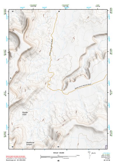 38110SE Page 48 Hanksville Topo Preview 1