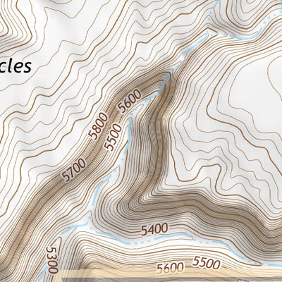 38110SE Page 53 Hanksville Topo Preview 3