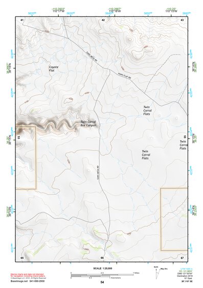 38110SE Page 54 Hanksville Topo Preview 1