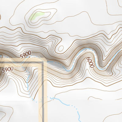 38110SE Page 54 Hanksville Topo Preview 3