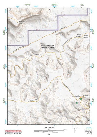 38110SE Page 60 Hanksville Topo Preview 1