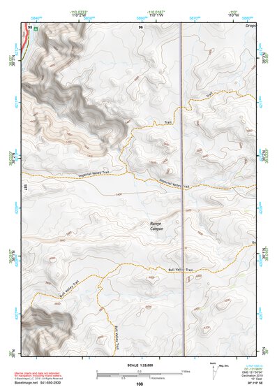38110SE Page 108 Hanksville Topo Preview 1