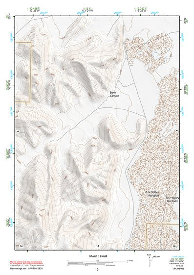 38113NE Page 3 Wah Wah Mountains North Topo Preview 1
