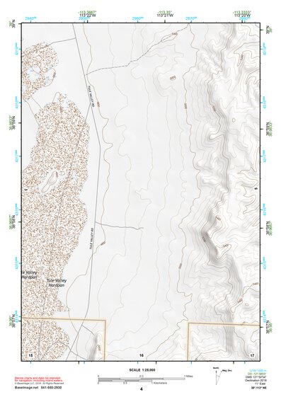 38113NE Page 4 Wah Wah Mountains North Topo Preview 1