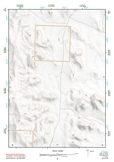 38113NE Page 5 Wah Wah Mountains North Topo Preview 1