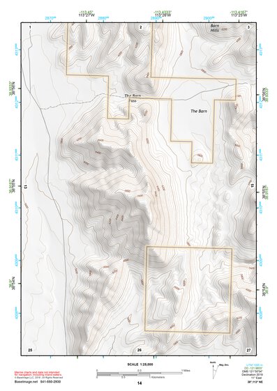 38113NE Page 14 Wah Wah Mountains North Topo Preview 1