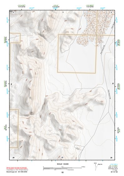38113NE Page 15 Wah Wah Mountains North Topo Preview 1
