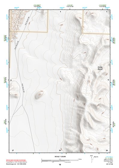 38113NE Page 16 Wah Wah Mountains North Topo Preview 1