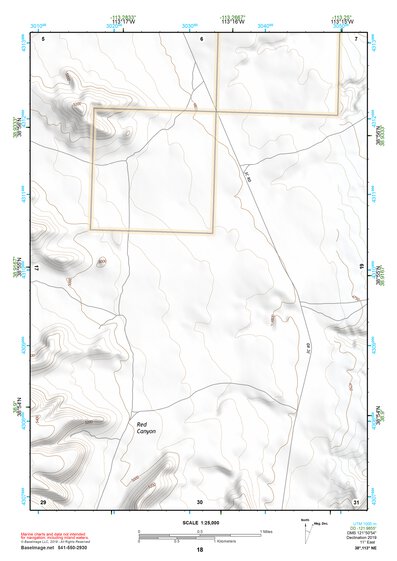 38113NE Page 18 Wah Wah Mountains North Topo Preview 1
