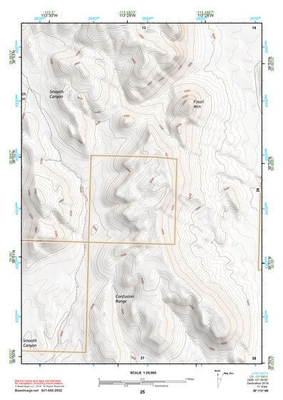 38113NE Page 25 Wah Wah Mountains North Topo Preview 1