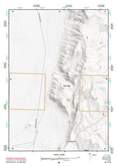38113NE Page 28 Wah Wah Mountains North Topo Preview 1