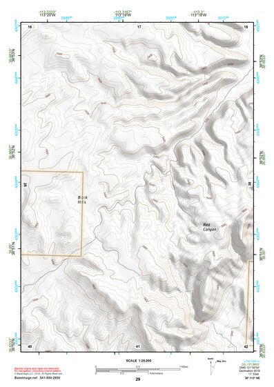 38113NE Page 29 Wah Wah Mountains North Topo Preview 1
