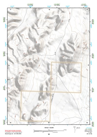 38113NE Page 30 Wah Wah Mountains North Topo Preview 1