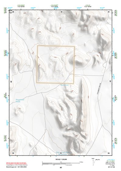 38113NE Page 41 Wah Wah Mountains North Topo Preview 1