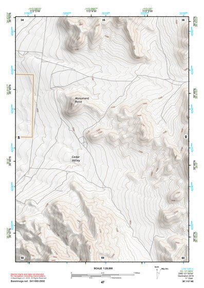38113NE Page 47 Wah Wah Mountains North Topo Preview 1