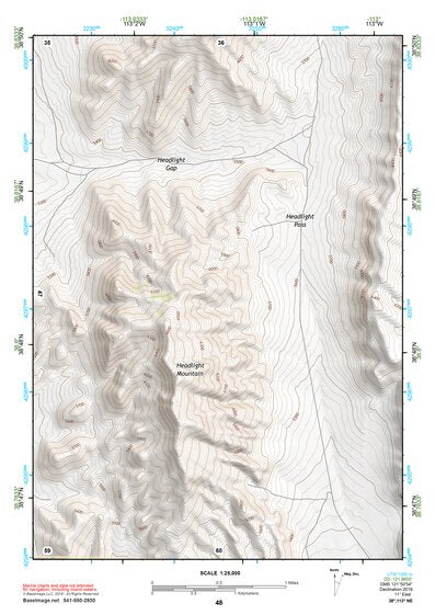 38113NE Page 48 Wah Wah Mountains North Topo Preview 1