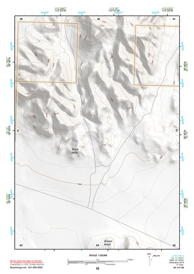 38113NE Page 52 Wah Wah Mountains North Topo Preview 1