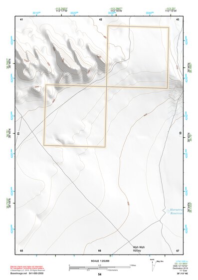 38113NE Page 54 Wah Wah Mountains North Topo Preview 1