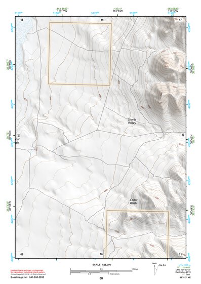 38113NE Page 58 Wah Wah Mountains North Topo Preview 1
