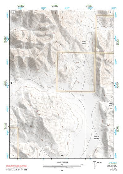 38113NE Page 59 Wah Wah Mountains North Topo Preview 1